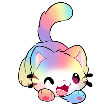 rainbow kitty